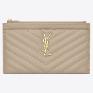 YSL Monogram Bill Pouch in Grain Leather